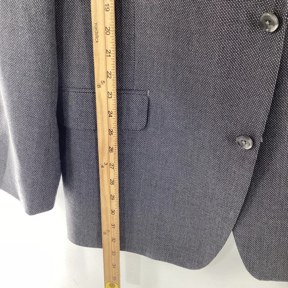 Michael Kors Mens Grey Textured Two Button Blazer Sport Coat 48L Macys Store‎